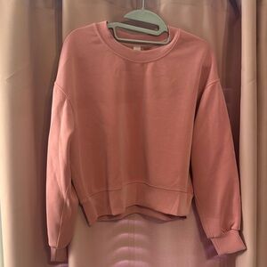 Lululemon Athletica Oversized Crewneck Softstreme Top size 2 color - Pink Tide